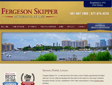Tablet Screenshot of fergesonskipper.com